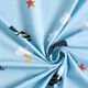 Baumwolljersey Superhelden-Monster | PETIT CITRON – babyblau,  thumbnail number 3