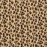 Musselin Steppstoff Leo Print – beige/schwarz,  thumbnail number 1