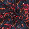 Baumwolljersey expressive Blumen Digitaldruck – nachtblau/traube,  thumbnail number 3