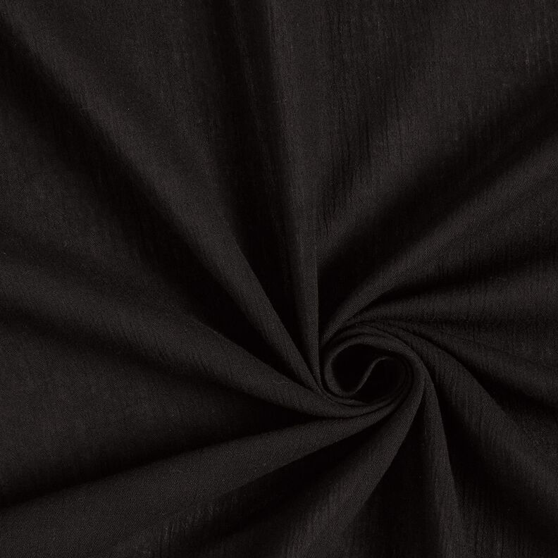 Kreppgewebe Baumwolle – schwarz,  image number 1