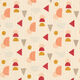 GOTS Musselin geometrische Formen – hellbeige,  thumbnail number 1