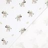 GOTS Baumwolljersey Zebras in der Steppe Digitaldruck | Poppy Fabrics – weiss/schwarz,  thumbnail number 3