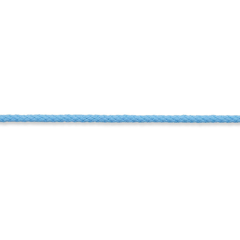 Baumwollkordel [Ø 3 mm] – helljeansblau,  image number 2