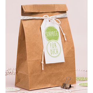 Geschenktüten groß [ 25 Stück ] – natur, 