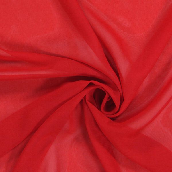 Chiffon – karminrot | Reststück 100cm