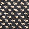 Blusenstoff Elefanten – schwarz,  thumbnail number 1