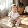 GOTS Baumwolljersey Zweige und Pflanzen | Poppy Fabrics – creme/rehbraun,  thumbnail number 5