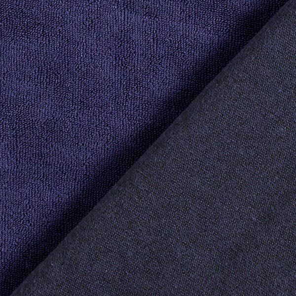 Frottee-Stretch – navy | Reststück 50cm