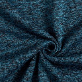 Strickfleece – petrol/schwarz, 