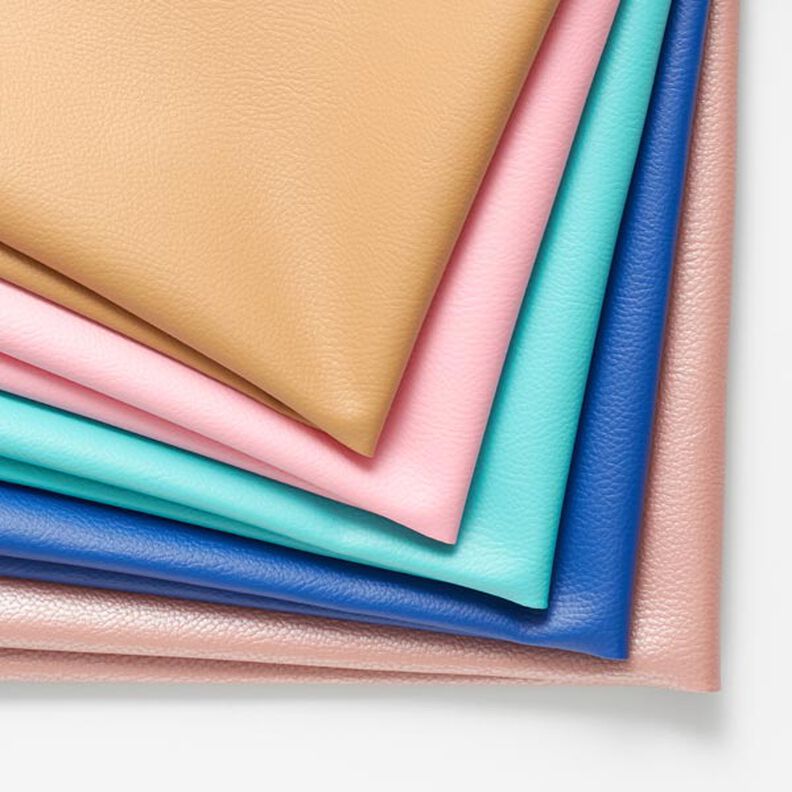 Lederimitat Metallic – mint,  image number 4