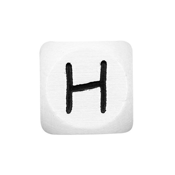 Holzbuchstaben H – weiß | Rico Design,  image number 1