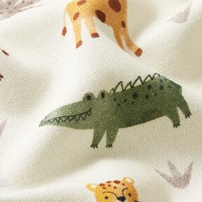 Dekostoff Halbpanama Safari – wollweiss, 