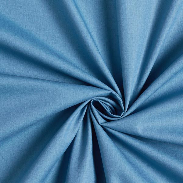 Baumwollpopeline Uni – jeansblau | Reststück 50cm