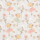 Baumwollpopeline Ballerina im Blumengarten – natur,  thumbnail number 1