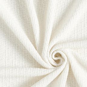 Chenille Strickjacquard Glitzer – elfenbein/silber metallic, 