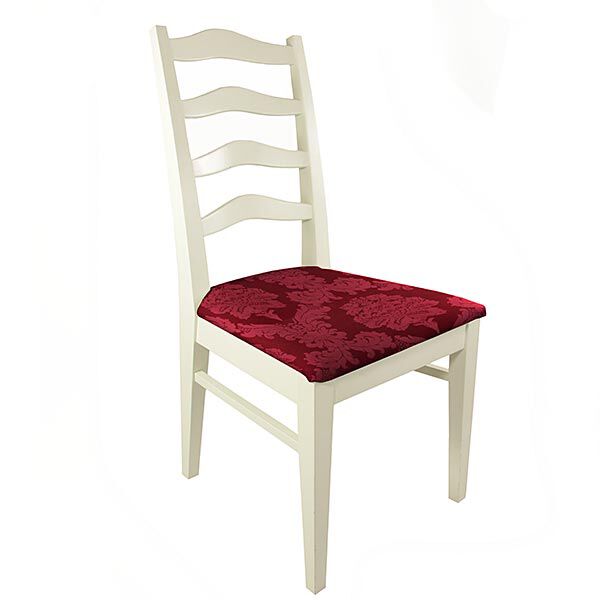Dekostoff Jacquard Damasco 280 cm – karminrot | Reststück 140cm