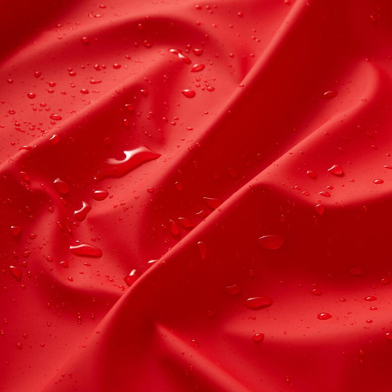 Regenjackenstoff Uni – feuerrot,  image number 3