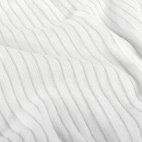 Superweicher Rippenstrick Uni &ndash; weiss, 