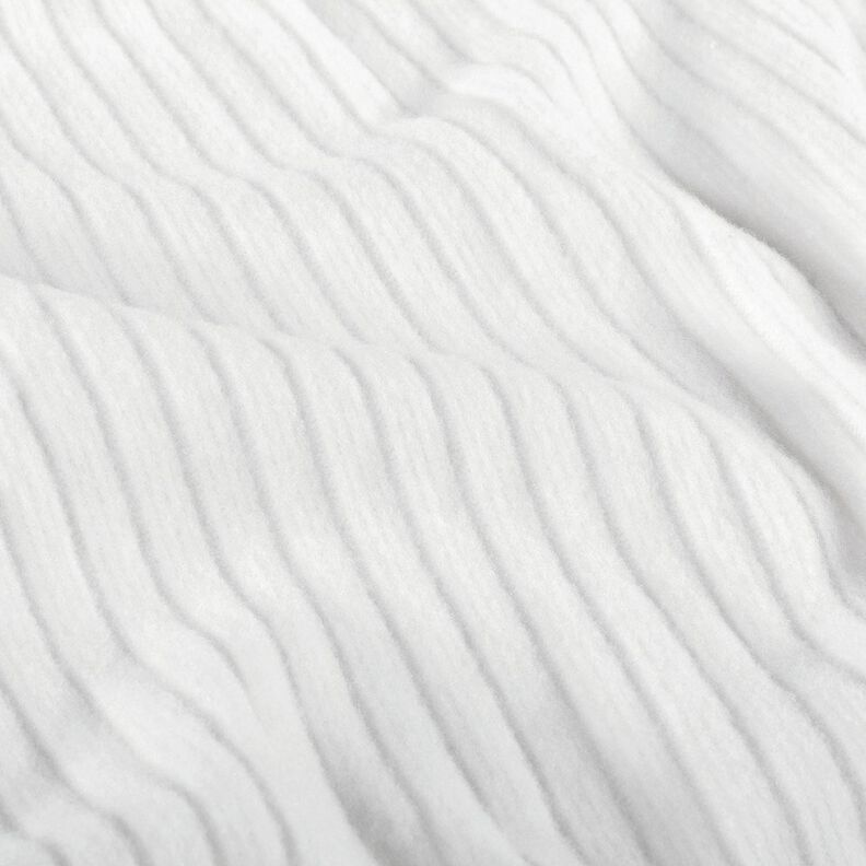 Superweicher Rippenstrick Uni – weiss,  image number 2