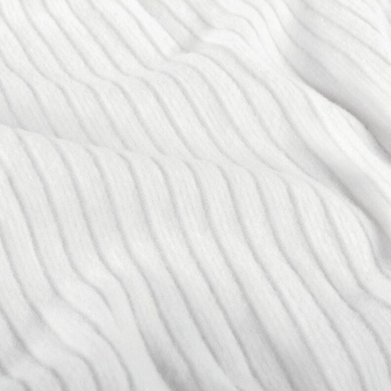 Superweicher Rippenstrick Uni – weiss, image number 2