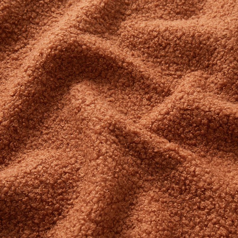 Polsterstoff Teddy weich – terracotta,  image number 2