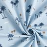 Baumwolljersey Hawaii Feeling – silberblau | Reststück 60cm,  thumbnail number 3