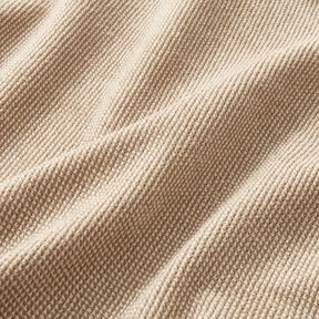 Polsterstoff Melange weich – dunkelbeige, 