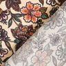 Viskose Satin Paisley Blumen – cashew,  thumbnail number 4