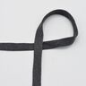 Flachkordel Hoodie Baumwolle Melange [15 mm] – anthrazit,  thumbnail number 1