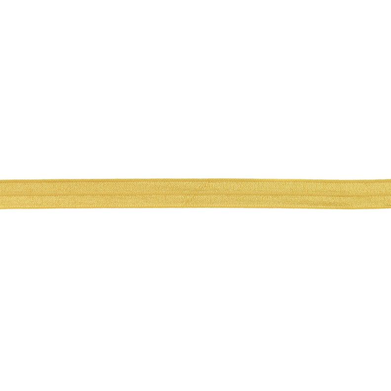 Elastisches Einfassband (Falzgummi) glänzend [15 mm] – gold,  image number 1