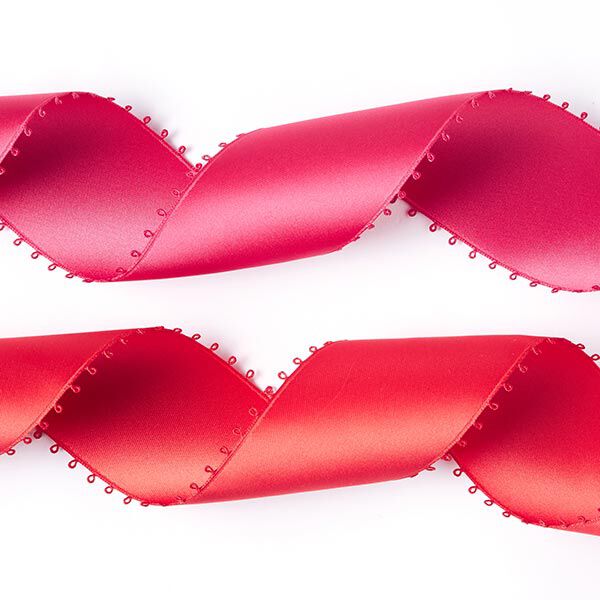 Satinband Picotkante - pink, image number 3