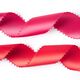 Satinband Picotkante - pink,  thumbnail number 3