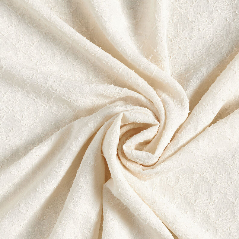 Jacquard Dobby Hahnentritt – wollweiss,  image number 5