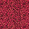 French Terry Sommersweat Leo und Blumen – pink/orange,  thumbnail number 1