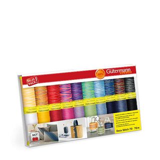 Nähfaden-Set Deco Stitch 70 [20 Spulen je 70m] | Gütermann, 