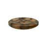 Polyesterknopf recycelt 4-Loch – bronze/dunkelbraun,  thumbnail number 2