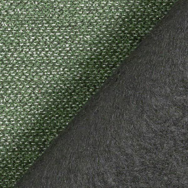 Polsterstoff Melange Gemma – dunkelgrün | Reststück 100cm