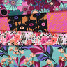 Viskosestoff Stretch Spring Garden | Nerida Hansen – aquablau/bordeauxrot,  thumbnail number 5