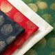 Baumwollstoff Popeline Weihnachtskugeln Goldstaub – signalrot/gold,  thumbnail number 5