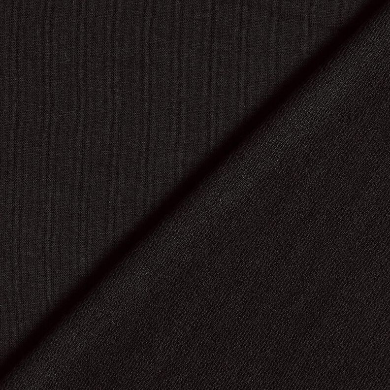 LENZING™ ECOVERO™ French Terry leicht – schwarz,  image number 3