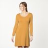 Baumwolljersey Medium Uni – currygelb,  thumbnail number 4