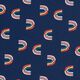 Badeanzugstoff abstrakte Regenbögen – marineblau,  thumbnail number 1