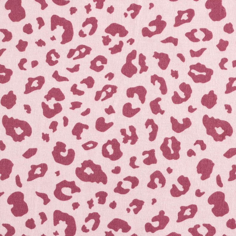 Baumwollflanell Leoprint &ndash; rosa/pink,  image number 1