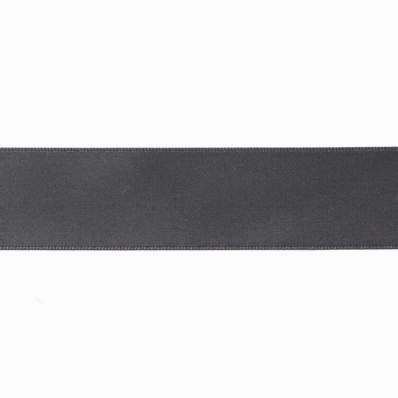 Satinband [25 mm] – dunkelgrau,  image number 1