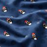 Baumwolljersey Pinguin mit Weihnachtsmütze – marineblau,  thumbnail number 2