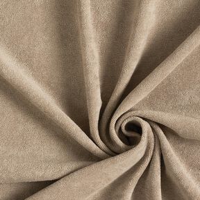 Frotteestoff Stretch Uni – beige, 