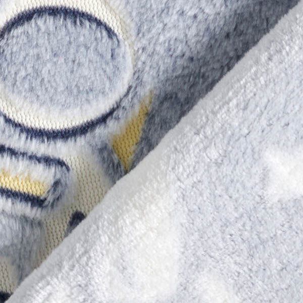 Kuschelfleece Glow in the Dark Weltall – nachtblau/creme, image number 5