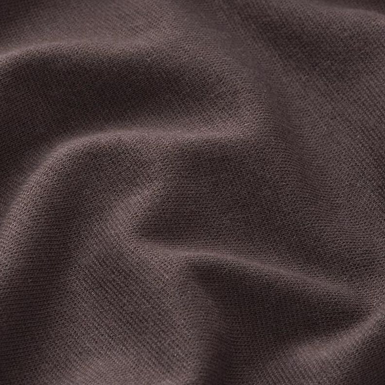 Bündchenstoff Uni – schwarzbraun,  image number 4