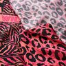 Viskose Voile Leo und Blumen Borderdesign Panel – pink/orange,  thumbnail number 8