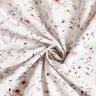 Baumwollstoff Popeline dezente Blütenzweige – silbergrau/hellbeige,  thumbnail number 3